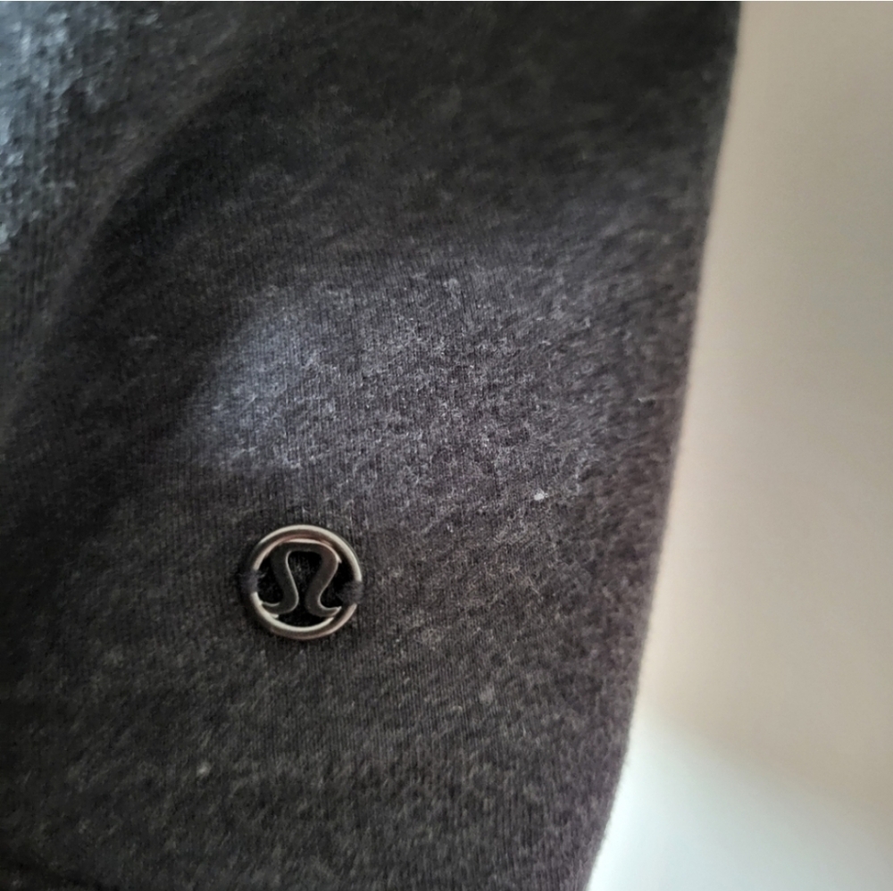 Lululemon Dark Grey Hoodie With Thumb Holes Size 4, EUC - Picture 5 of 17